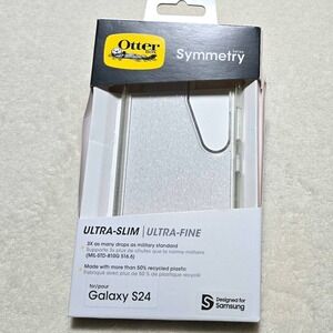 OtterBox Symmetry Clear Glitter Case for Samsung Galaxy S24 Ultra Slim Fine